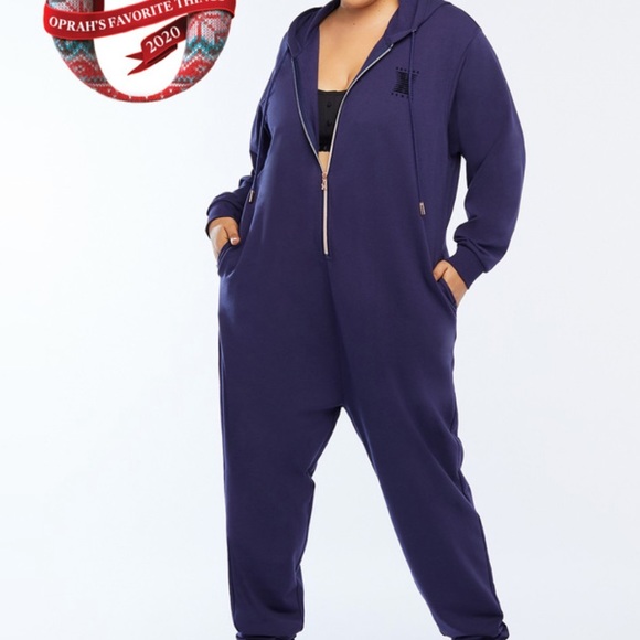 Savage X Fenty Intimates Sleepwear Savage X Fenty Hooded Onesie Navy Oprahs Favorite Poshmark